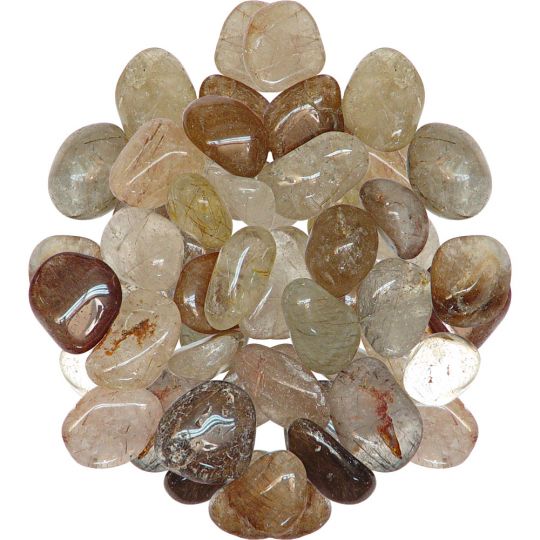 Tumbled Stones Rutilated Quartz (1lb)