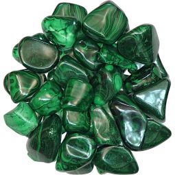 Tumbled Stones Malachite (1lb)