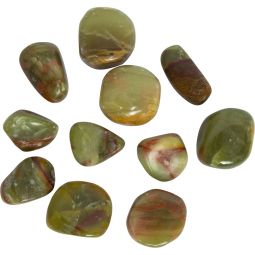 Tumbled Stones Green Aragonite (1lb)