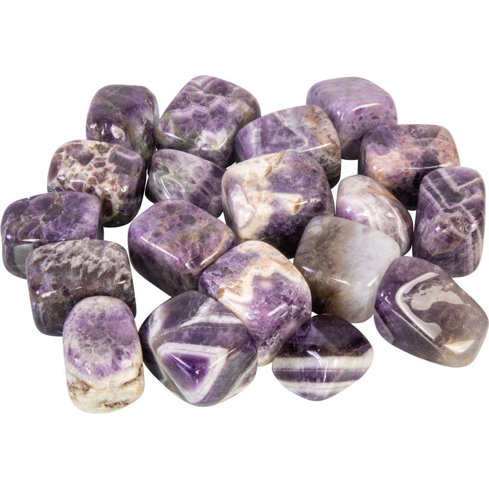 Tumbled Stone Chevron AMETHYST (1 lb)