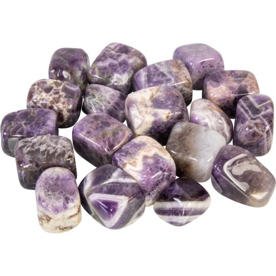 Tumbled Stone Chevron Amethyst (1 lb)