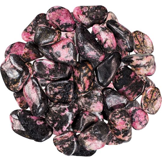 Tumbled stone Rhodonite grade A (1 lb)