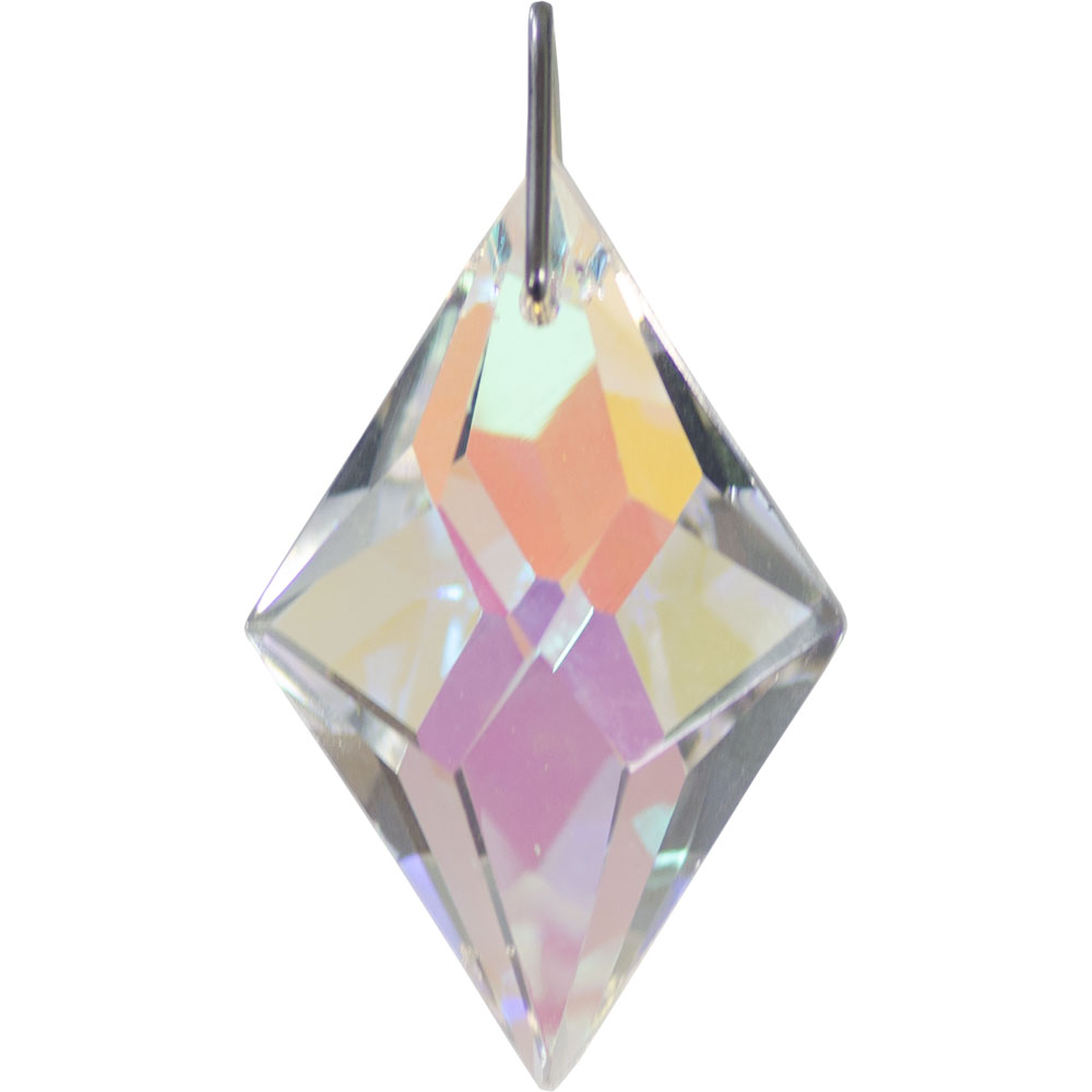 Prism Crystal 38mm Faceted DIAMOND AB (Each)