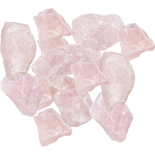 Rough Pcs Rose Quartz (3 lbs)