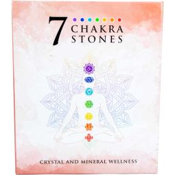 7 Chakra Stone Meditation Kit w/ Gift Box (Each)