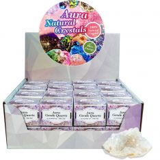 Angel Aura Quartz Geode w/ Gift Box (Display of 32)