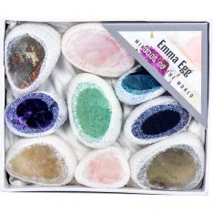 Gemstone Emma Egg Crystal Set - Asst'd (Each)