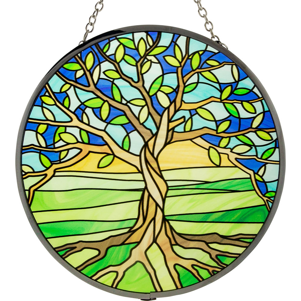 Glass SUNCATCHER 6in - Tree of Life (Each)