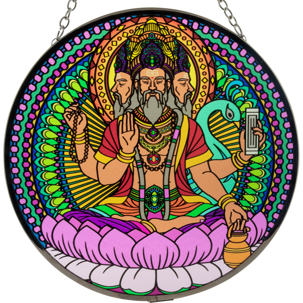 Glass SUNCATCHER 6in - Brahma (Each)