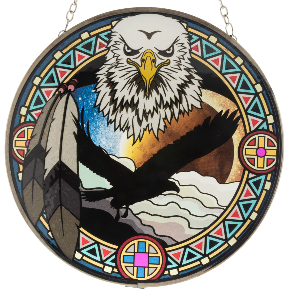 Glass SUNCATCHER 6in - Eagle Spirit (Each)