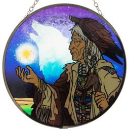 Glass Suncatcher 6in - Shaman (Each)