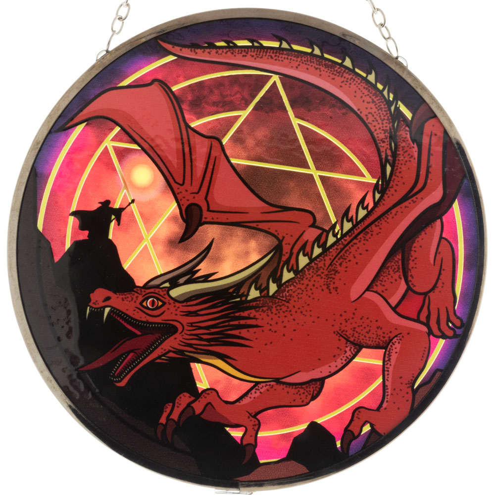 Glass SUNCATCHER 6in - Dragon (Each)