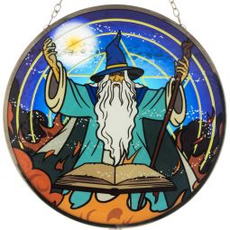 Glass Suncatcher 6in - Wizard (Each)