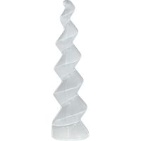 Gemstone Carving Standing Twist White Selenite (each)