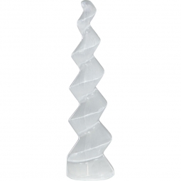 Gemstone Carving Standing Twist White Selenite (each)