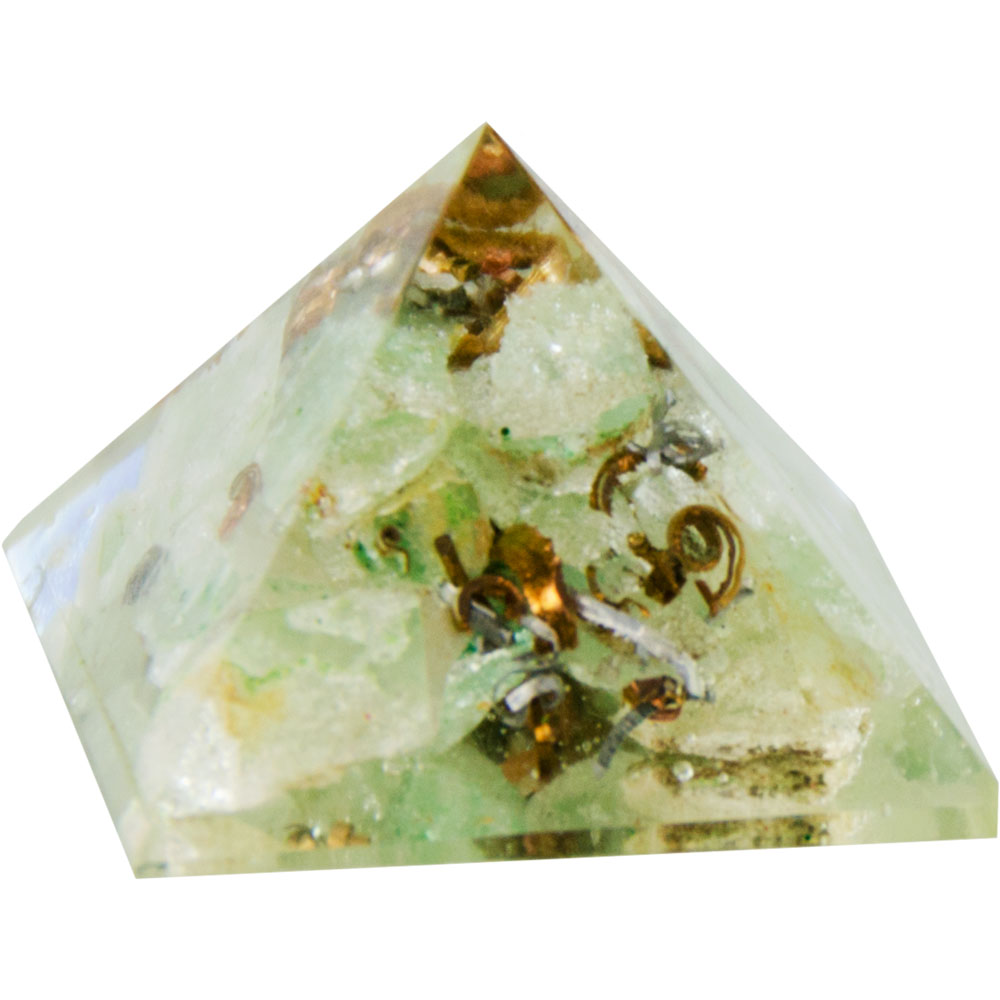 Orgone RESIN Pyramid Green Aventurine - Heart Chakra (each)