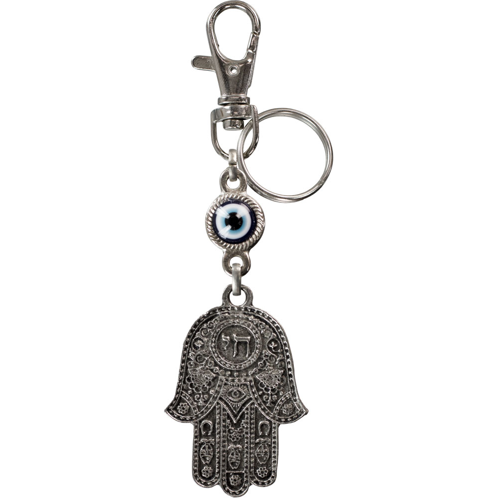 Evil Eye Talisman Key RING Fatima Hand (Each)