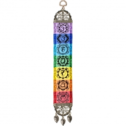 Door Hanging Woven Narrow Carpet - 7 Chakras