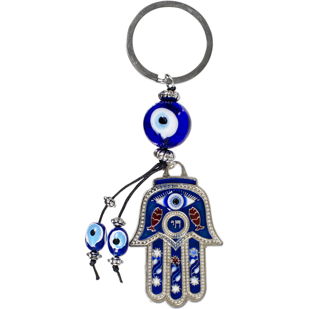 Evil Eye Talisman Key RING - Fatima Hand (Each)