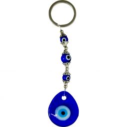 Evil Eye Talisman Key Ring - Evil Eye Teardrop (Each)