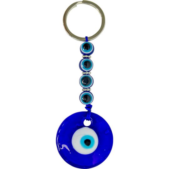 Evil Eye Talisman Key Ring - Evil Eye String (Each)