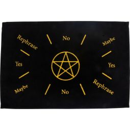 Printed Cotton Pendulum Mat - Pentacle Gold (Each)