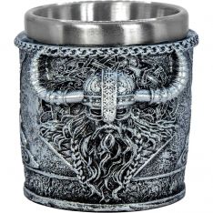 Stainless Steel Shot Glass - Norse Warrior (Each)