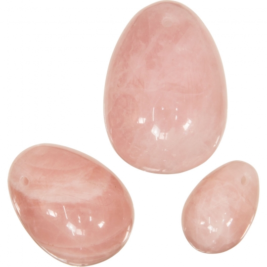 Yoni Eggs - Rose Quartz (Set 3)