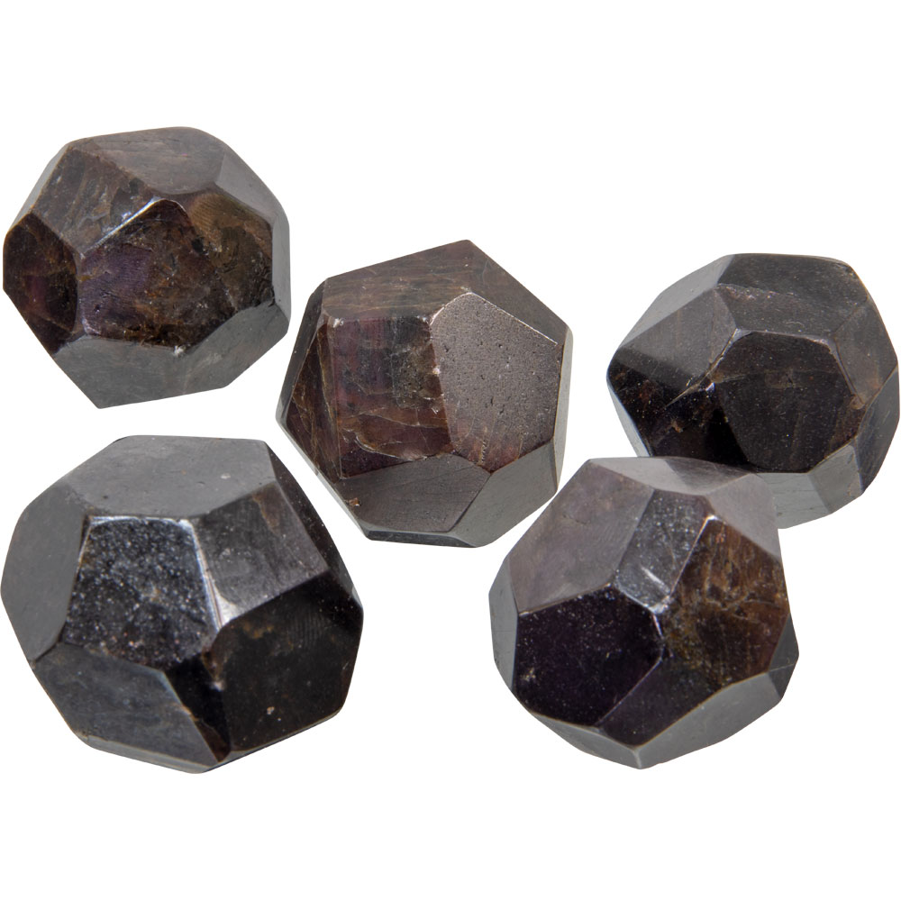 Gemstone Faceted Almandine GARNET (Pack of 5)