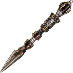 Ritual Tool 6-inch Phurba Brass and Copper (each)