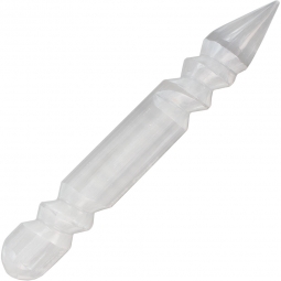 Gemstone Curved Wand White Selenite (Each)