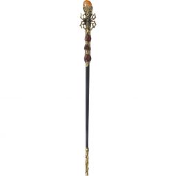 Magick Wand - Carnelian w/ Gold Spider (Eac
