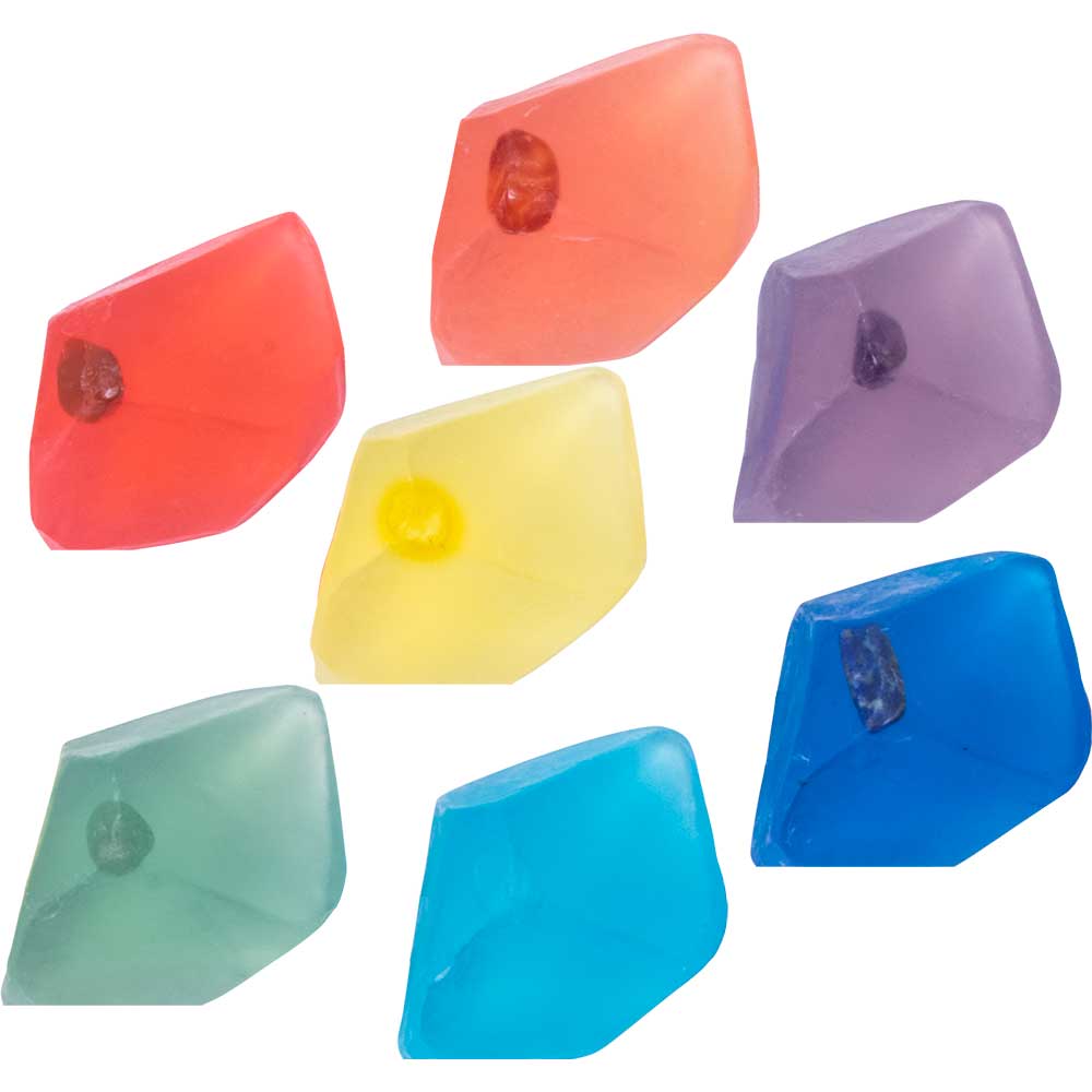 Crystal Infused SOAP - 7 Chakras (Set of 7)