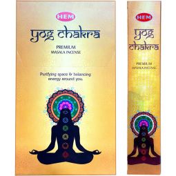 Hem Incense 15 gr - Yog Chakra (Pack of 12)