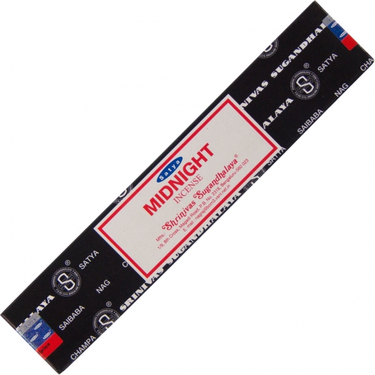 Satya Colored Nag Champa Incense 15 gr Midnight (pack of 12)