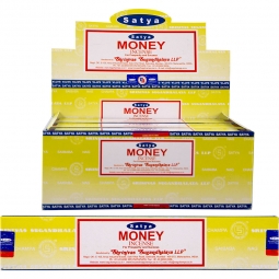 Satya Colored Nag Champa Incense 15 gr Money (pack of 12)