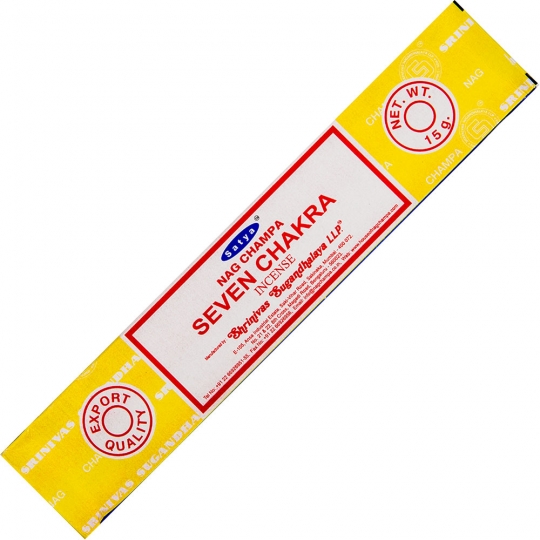 Satya Incense 15 gr Seven Chakra (pack of 12)