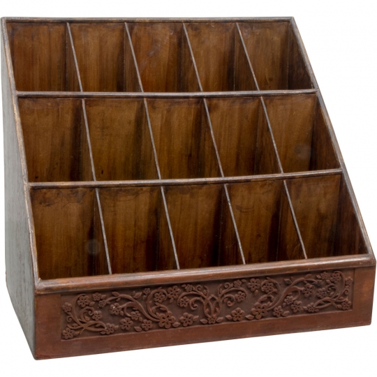 Square Pack Incense  Empty Wood Display (each)