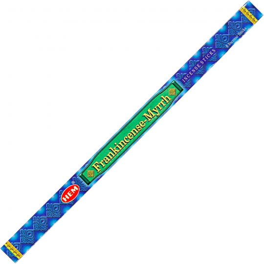 Hem Square Pack Incense 8 gr Frankincense & Myrrh  (box of 25)