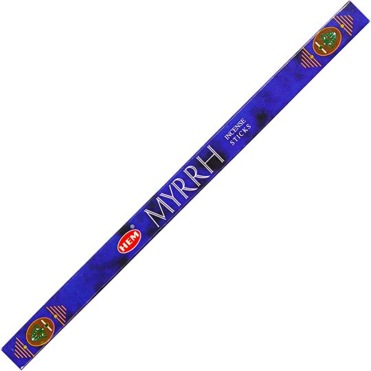 Hem Square Pack Incense 8 gr Myrrh  (box of 25)