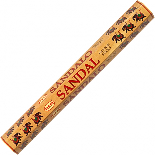 Hem Hexagonal Pack Incense 20 gr Sandal  (pack of 6)