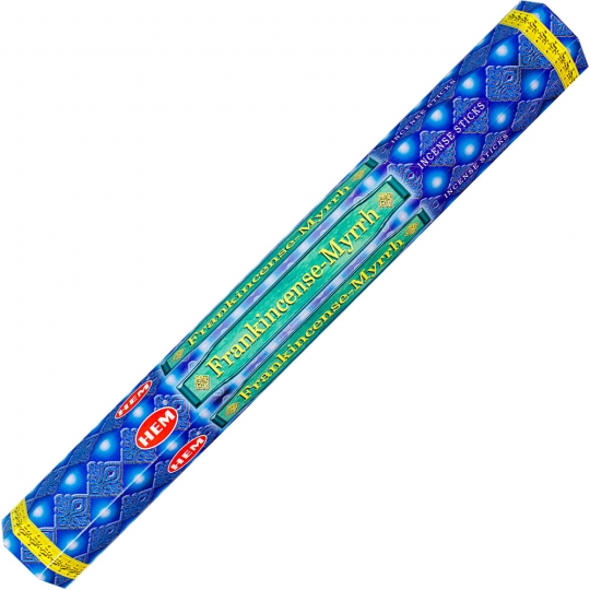 Hem Hexagonal Pack Incense 20 gr Frankincense & Myrrh (pk 6)
