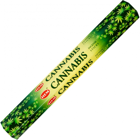 Hem Hexagonal Pack Incense 20 gr Cannabis  (pk 6)