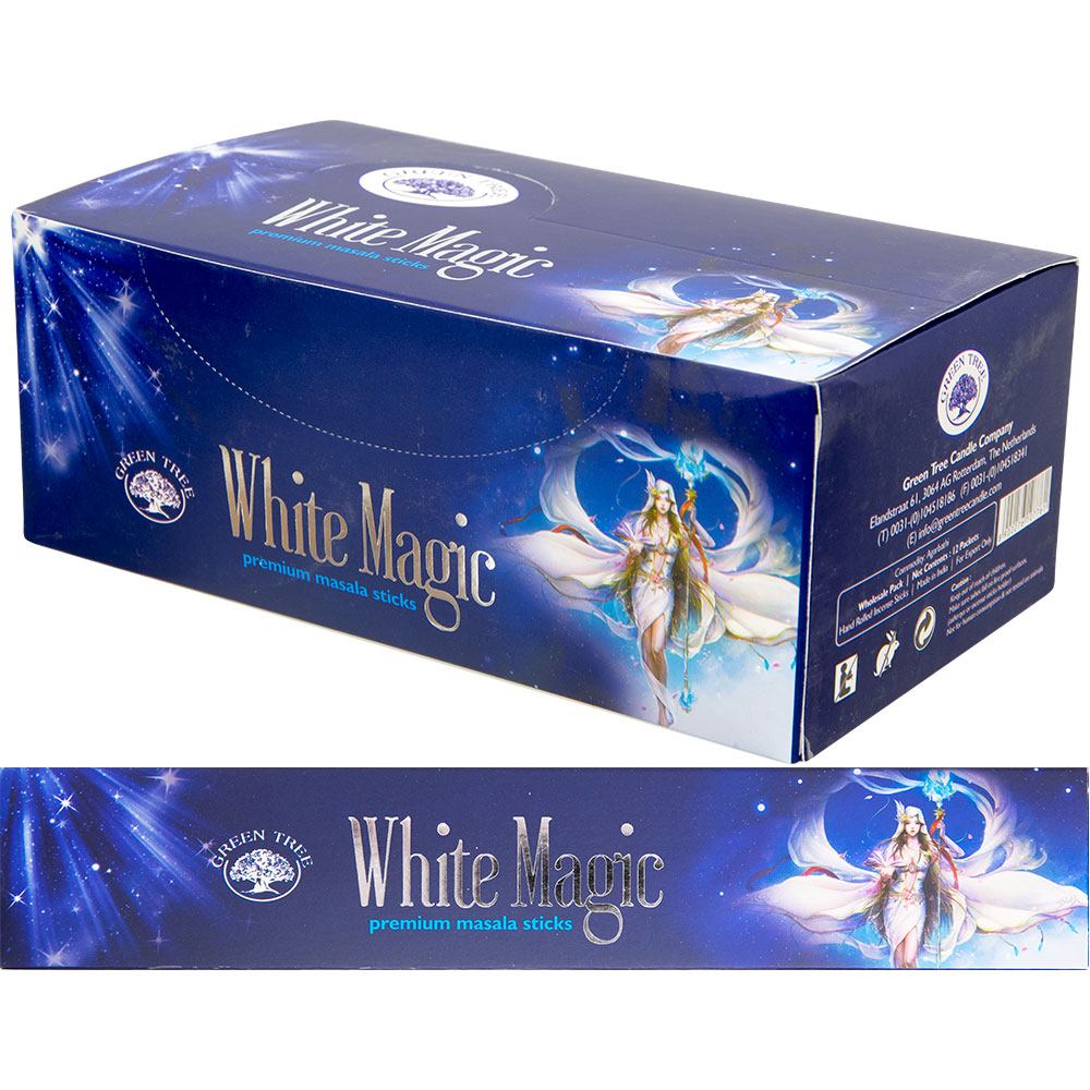 Green Tree Incense 15 gr - White MAGIC (pack of 12)