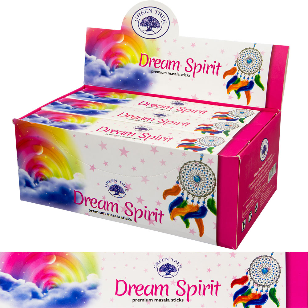 Green Tree Incense 15 gr Dream Spirit (pack of 12) Kheops International