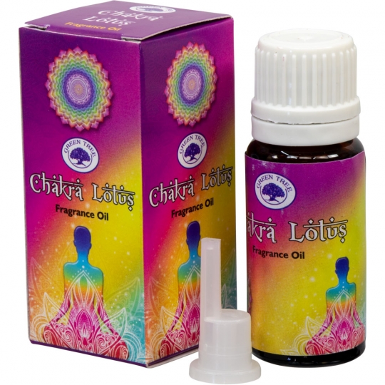 Green Tree Fragrance Oil 10ml - Chakra Lotus (Each)