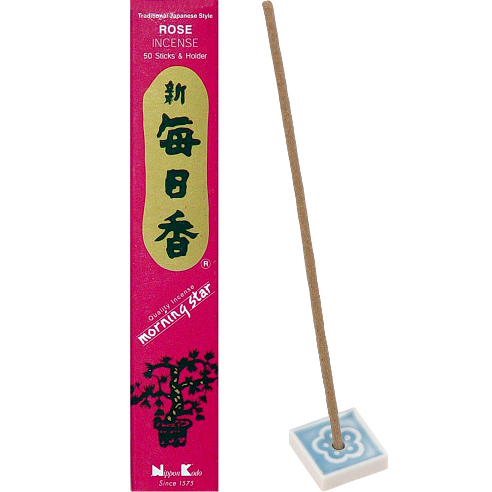 Morning STAR IncEnsE 50 sticks RosE  (box of 12)