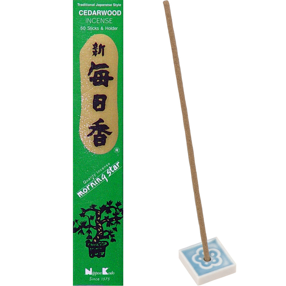 Morning STAR IncEnsE 50 sticks CEdArwood  (box of 12)