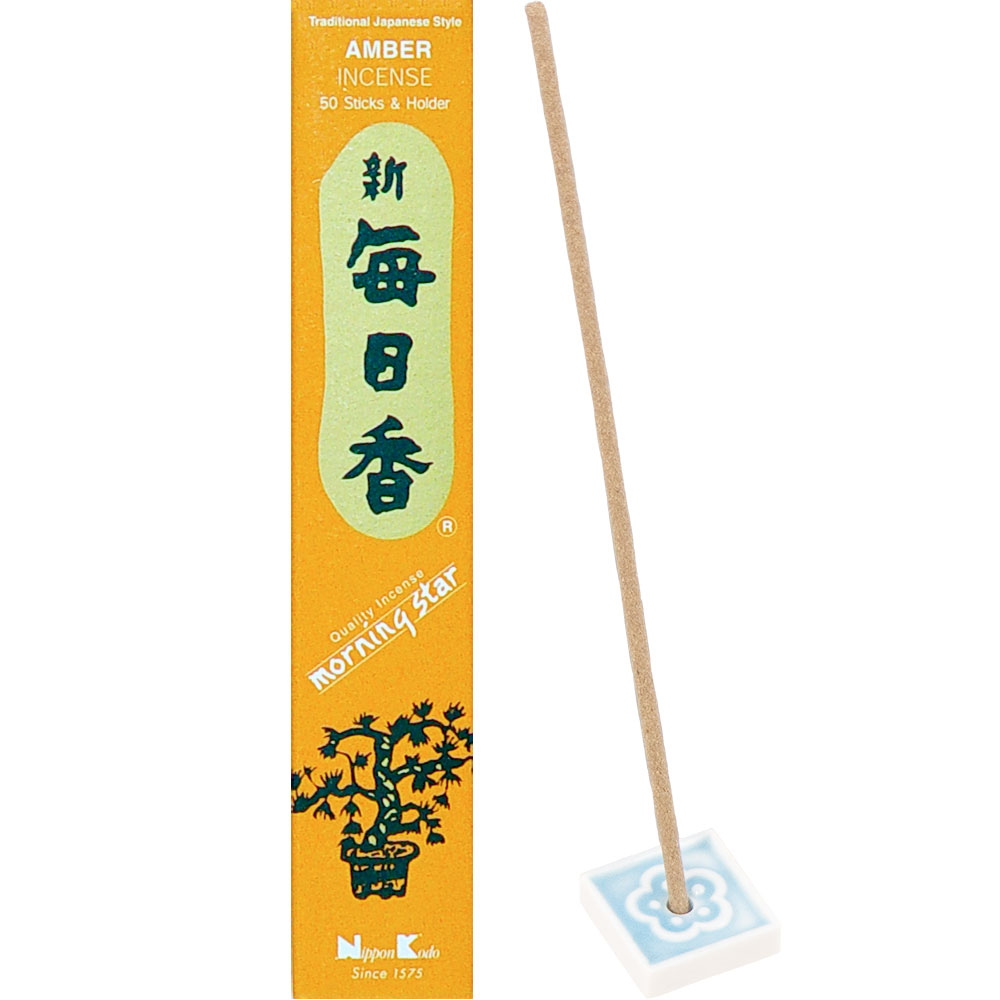 Morning STAR IncEnsE 50 sticks AmbEr (box of 12)