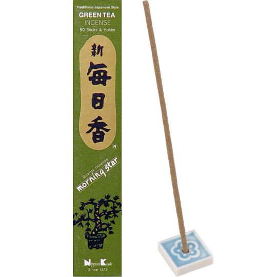 Morning Star Incense 50 sticks Green Tea (box of 12)